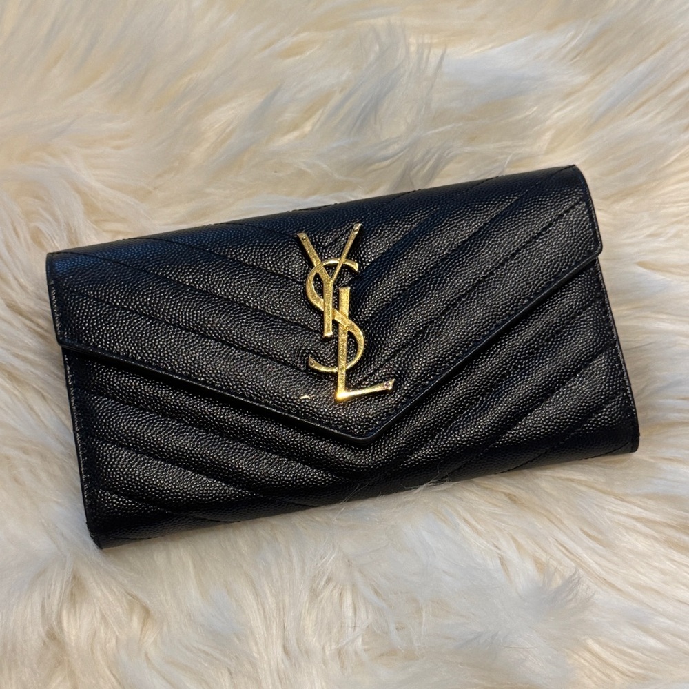 Yves Saint Laurent Monogram Large Wallet